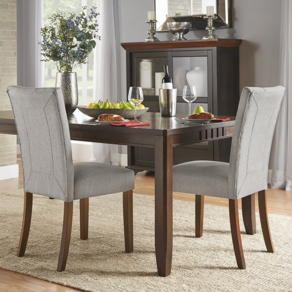 Andover Mills™ Mitzi Tufted Linen Solid Back Side Chair & Reviews Wayfair